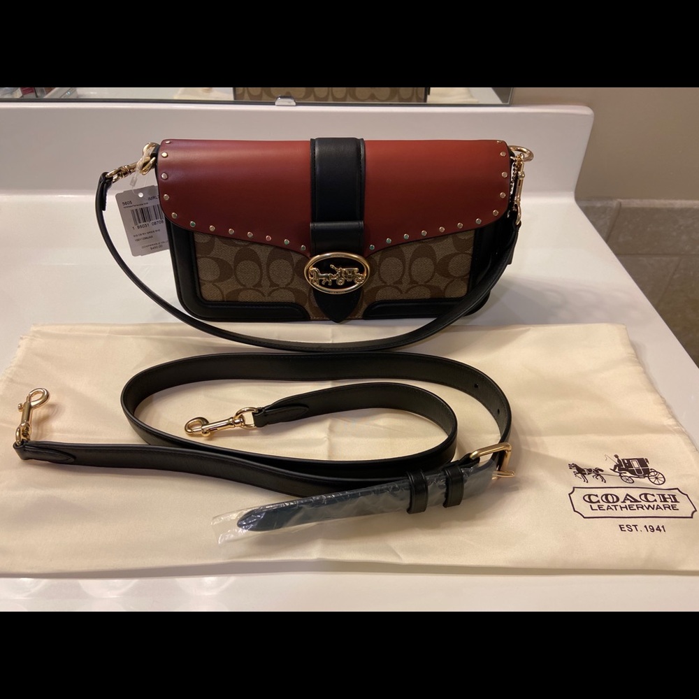 ❤️SOLD❤️Coach Georgie Colorblock Handbag - Picture 3 of 16